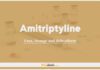 Amitriptyline: Uses, Dosage and Side Effects