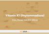 Vitamin K1 (Phytomenadione) In Dogs & Cats: Uses, Dosage and Side Effects