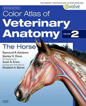 Color Atlas of Veterinary Anatomy, Volume 2, The Horse 2nd Edition By Raymond Ashdown and Stanley Done