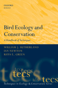 Bird Ecology and Conservation A Handbook of Techniques PDF