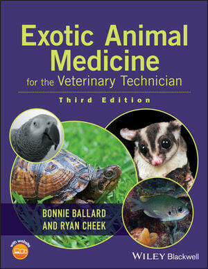 Exotic Animal Medicine for the Veterinary Technician 3rd Edition, books for vet techs, vet tech books