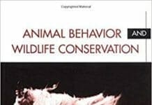 Animal Behavior and Wildlife Conservation PDF