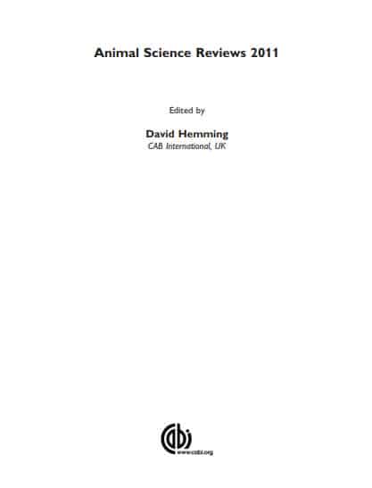 Animal Science Reviews 2011
