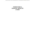 Terrestrial Animal Health Code PDF Download