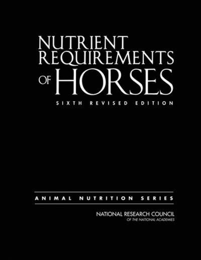 Nutrient Requirements of Horses 6th Revised Edition PDF