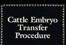 Cattle Embryo Transfer Procedure: An Instructional Manual for the Rancher, Dairyman, Artificial Insemination Technician, Animal Scientist, and Veterinarian PDF By John L. Curtis