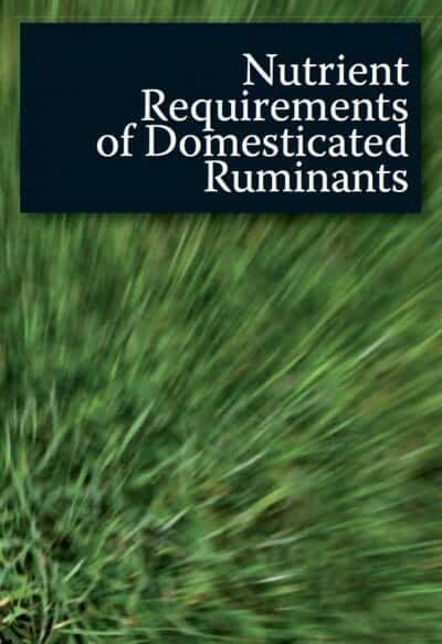 Nutrient Requirements Of Domesticated Ruminants Pdf