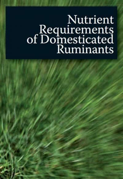 Nutrient Requirements of Domesticated Ruminants PDF