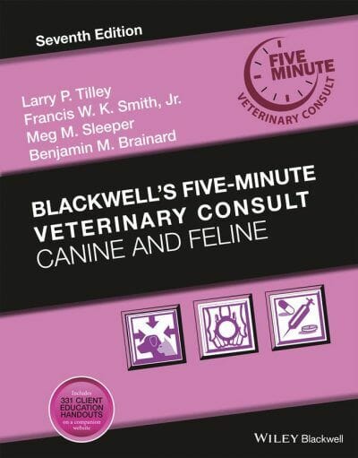 Blackwell’s Five-Minute Veterinary Consult Canine and Feline 7th Edition PDF