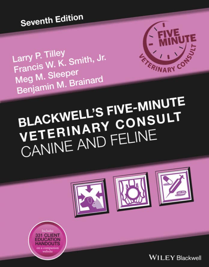 Blackwell’s Five-Minute Veterinary Consult Canine and Feline 7th Edition PDF