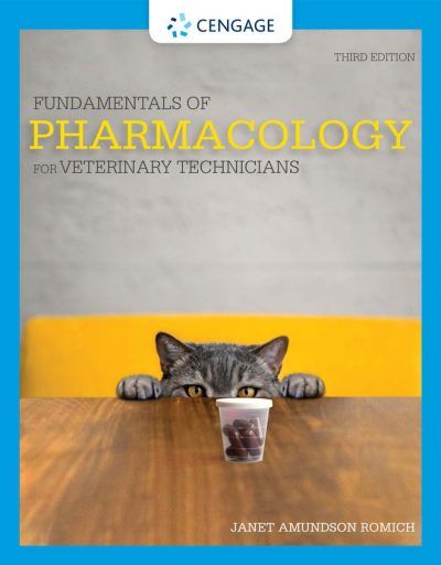 Fundamentals of Pharmacology for Veterinary Technicians, 3rd Edition PDF,books for vet techs, best vet tech books