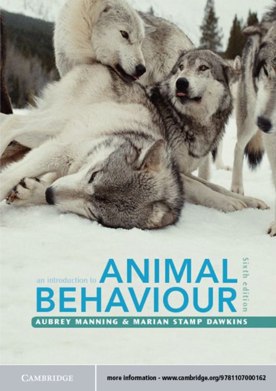 An Introduction To Animal Behaviour 6Th Edition Pdf Download