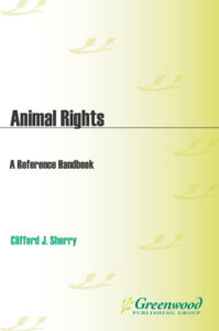 Animal Rights A Reference Handbook 2nd Edition