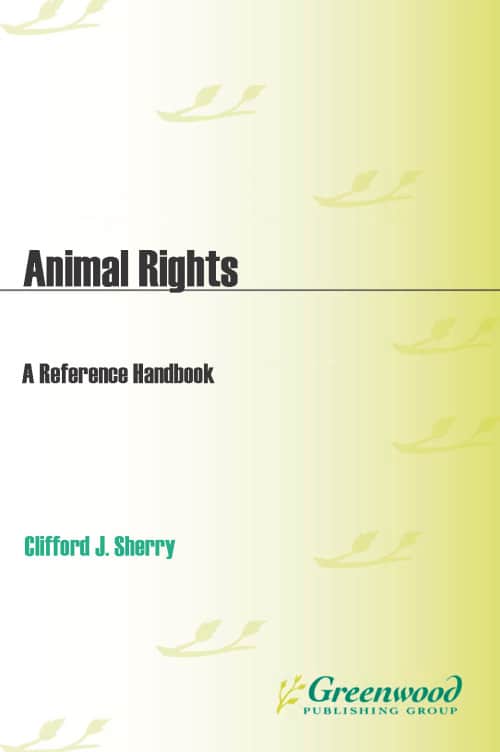 Animal Rights A Reference Handbook 2nd Edition
