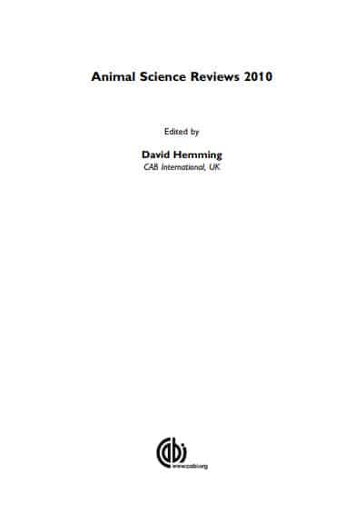 Animal Science Reviews 2010