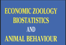 Economic Zoology Biostatistics and Animal Behaviour