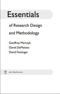 Essentials of Research Design and Methodology