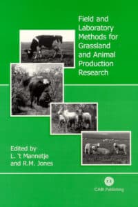 Field And Laboratory Methods For Grassland And Animal Production Research