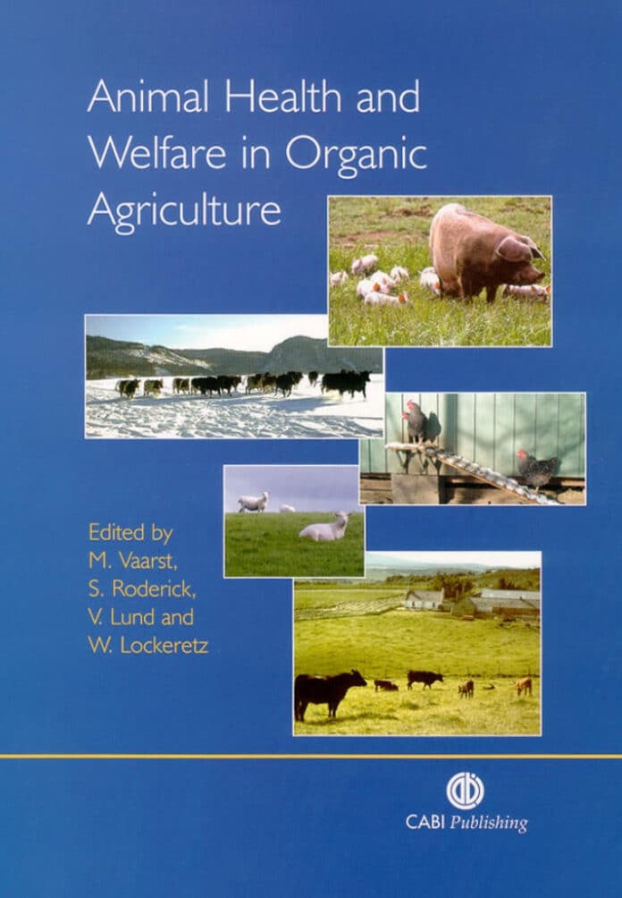 Animal health and welfare in organic agriculture Book Cover